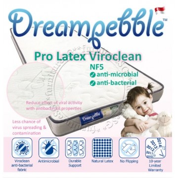 Dreampebble Pro Latex Viroclean NF5 Mattress